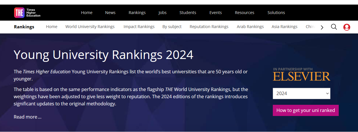 Univ ranking
